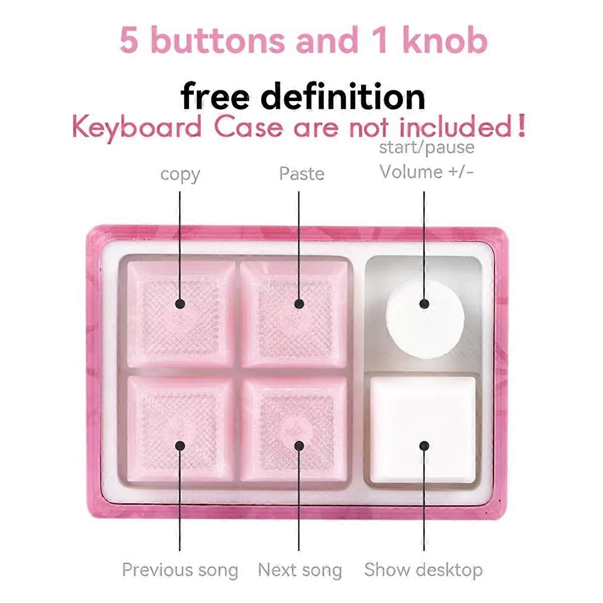 DIY 3D Printing Mini Keyboard Kit DIY RGB Mechanical Keyboard Button Customization for Win/MacOs DI