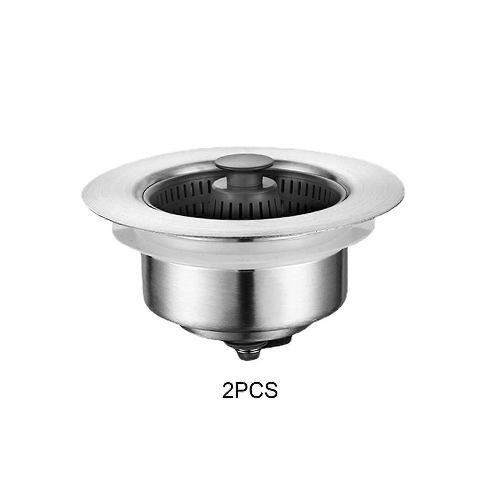 Udskiftning af rustfrit stål Køkkenvask Afløb Si Dræn Afløb Affaldsprop Ny