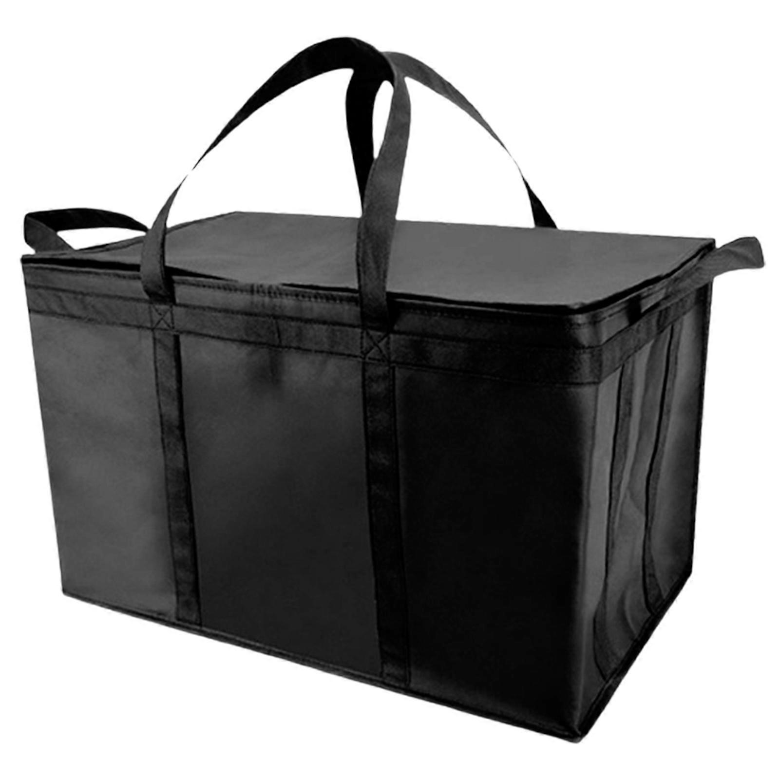 Insulated Reusable Grocery Bag Collapsible Cooler Food Delivery Shopping Sturdy Large Capacity Portable Food Delivery Bag Jikaixiang