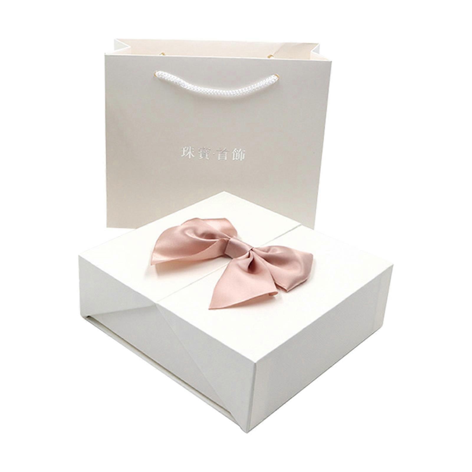 Gift Box Exquisite Workmanship East to Use Cardboard Artificial Rose Flower Jewelry Holder Valentine's Day Accessories JIKAIX