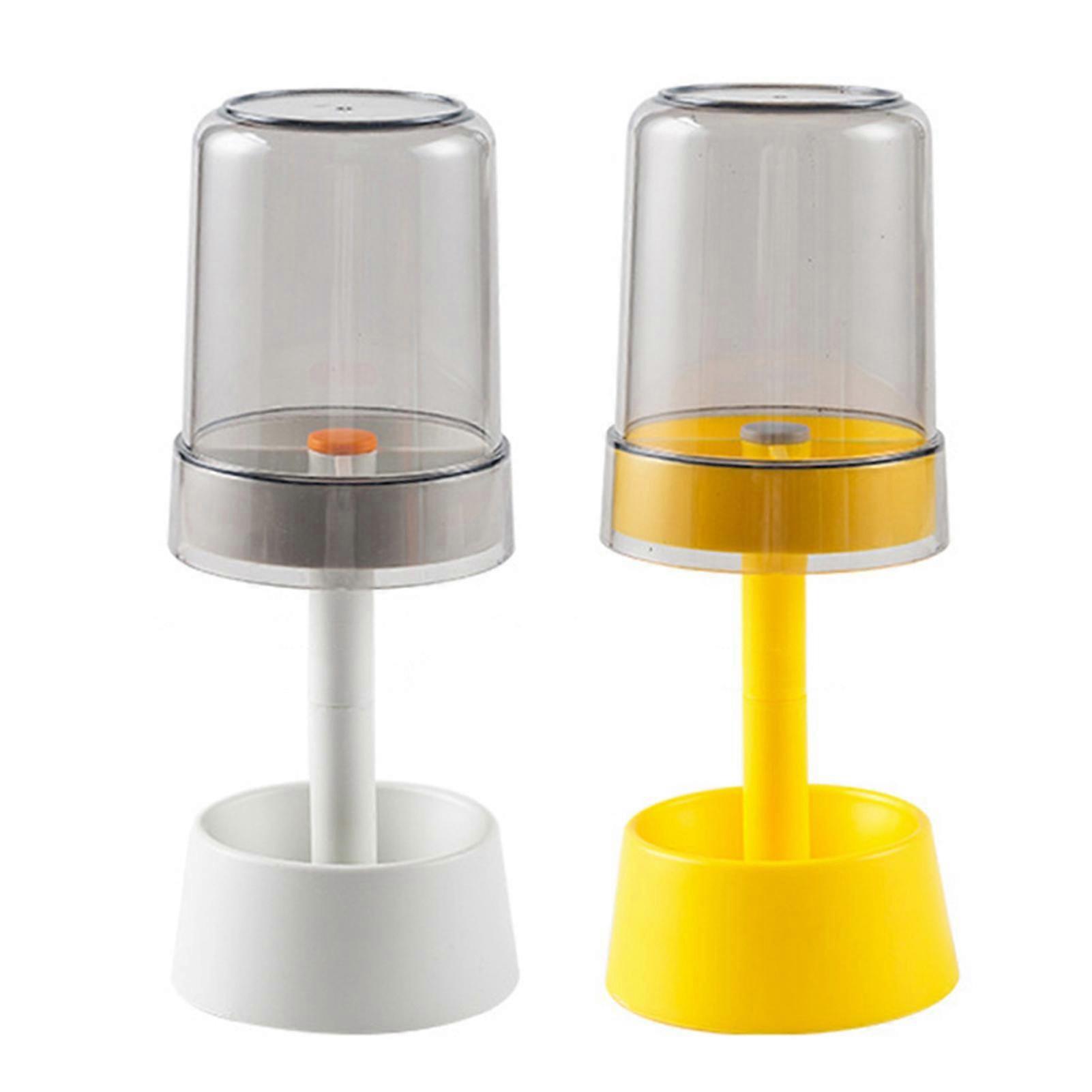 Toothbrush & Toothpaste Holder With 3 Slots Decorative Tooth Storage Organizer