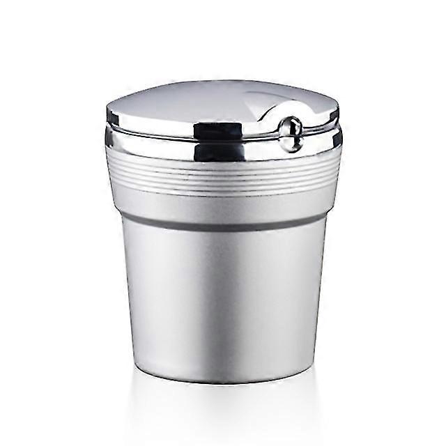 Cenicero universal para automóviles con luces led con cubierta Personalidad creativa Automóvil cubierto dentro del automóvil Suministros de automóviles multifunción Nuevo