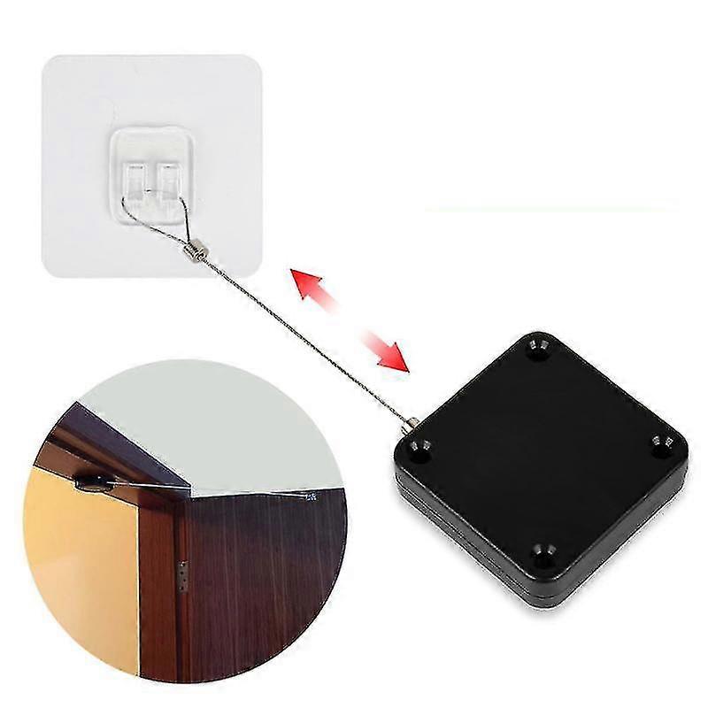 Automatic Sensor Door Closer Self Pull Line Anti-punching Door Closer All Doors Anti-theft Door Closer With Drawstring 800g Pull