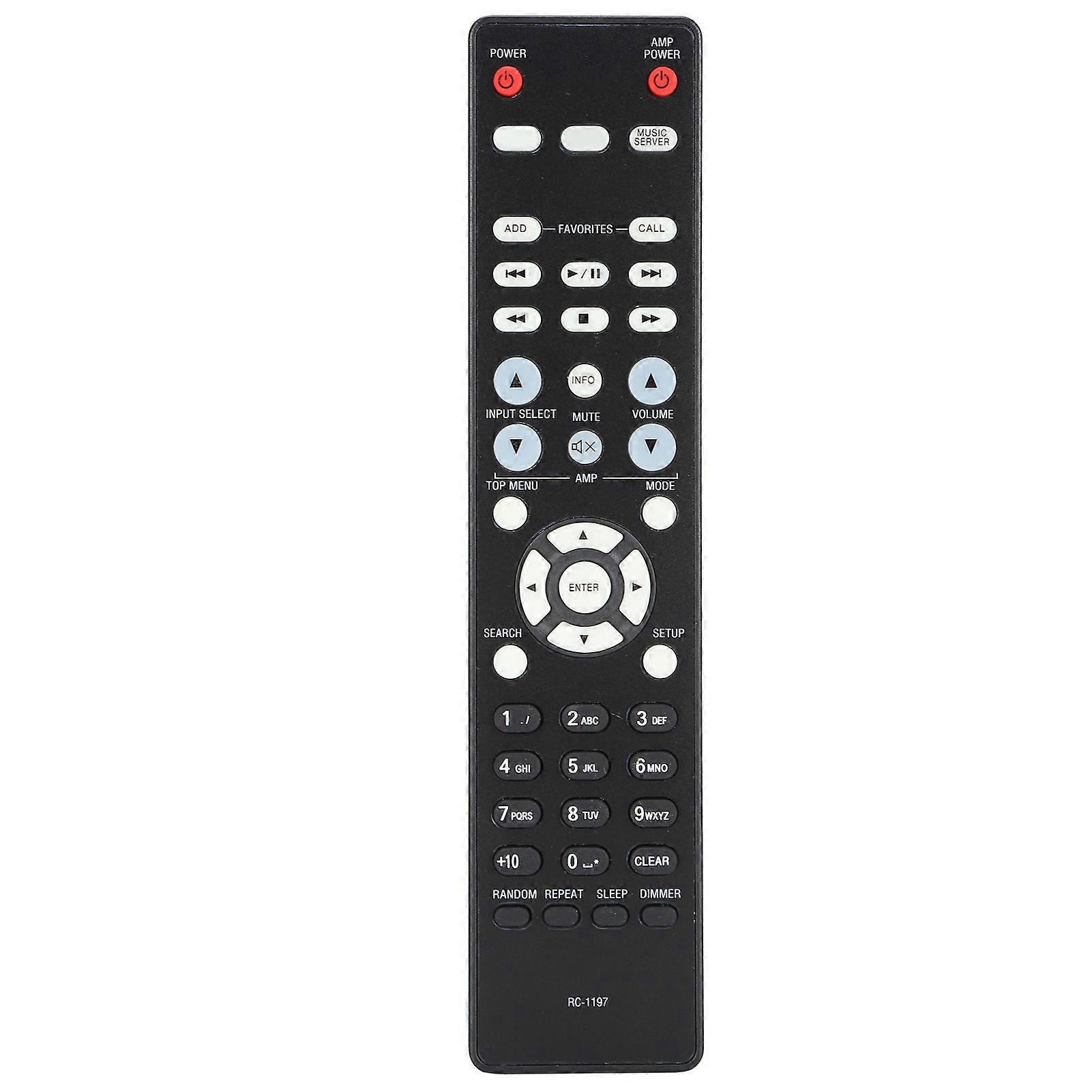 Remote Controller Home Audio and Video Replacement Controller for Denon DNP?720AE DNP?730AE