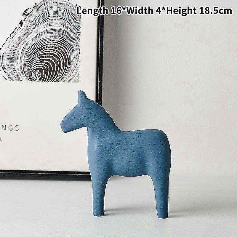 Minimalist Decoration, Main Meaning Horse Statue, Wooden And Dynamic Appearance, Home Decoration Wine Cabinet Decoration