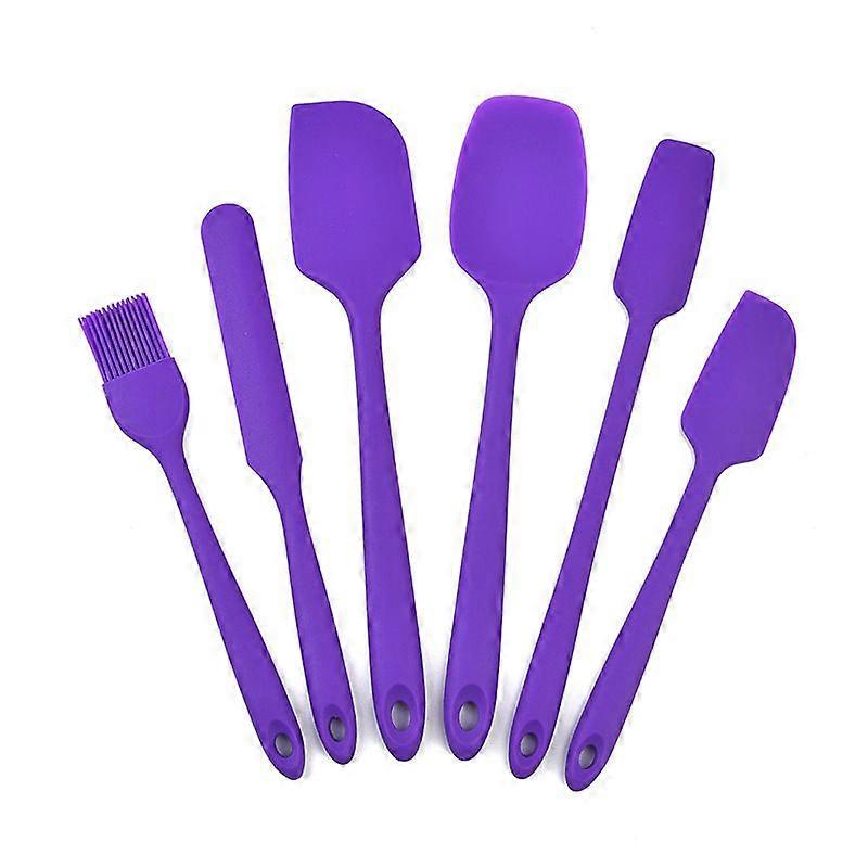 Kitchenware Baking Tools Cream Silicone Kitchenware Set of 9 Kitchen Utensils Cake Scraper Blade