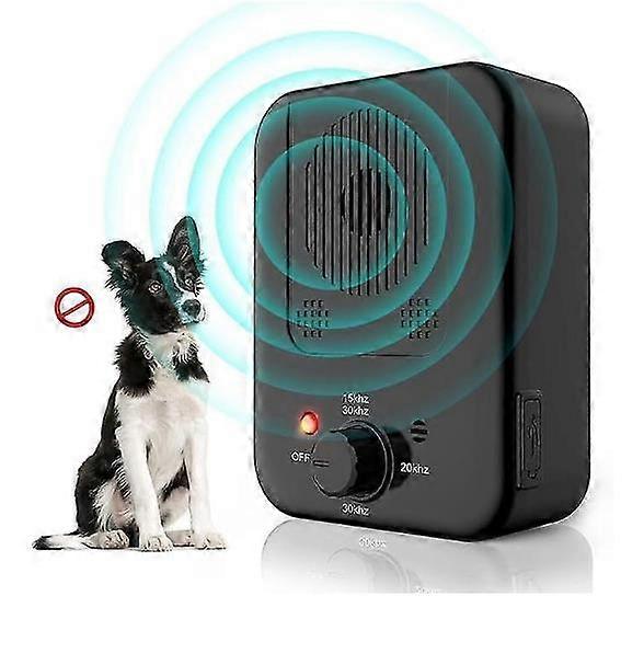 Anti Barking Device, 3 Frequencies Dog Deterrent Devices, 33Ft Ultrasonic Stop Deterrent Anti Barking, Rechargeable Pet Gentle Dog Bark Control Device