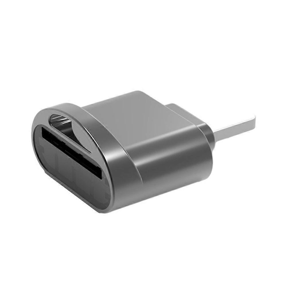 TF Card Reader Zinc Alloy High-Speed Data Transmission TF Adapter Plug And Play Memory Card Compatible Iphone
