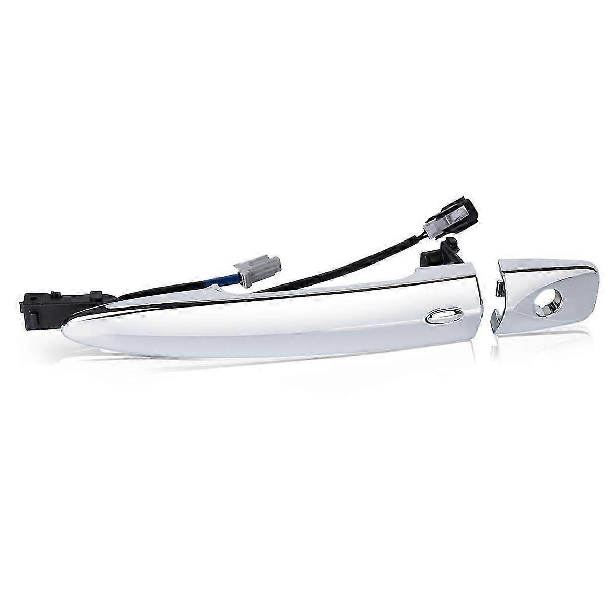 Left Front Door Handle Smart Keyless Entry for Nissan Leaf Maxima Sentra 2009-2018 80645-1AA0A Exterior Handle Chrome Edition