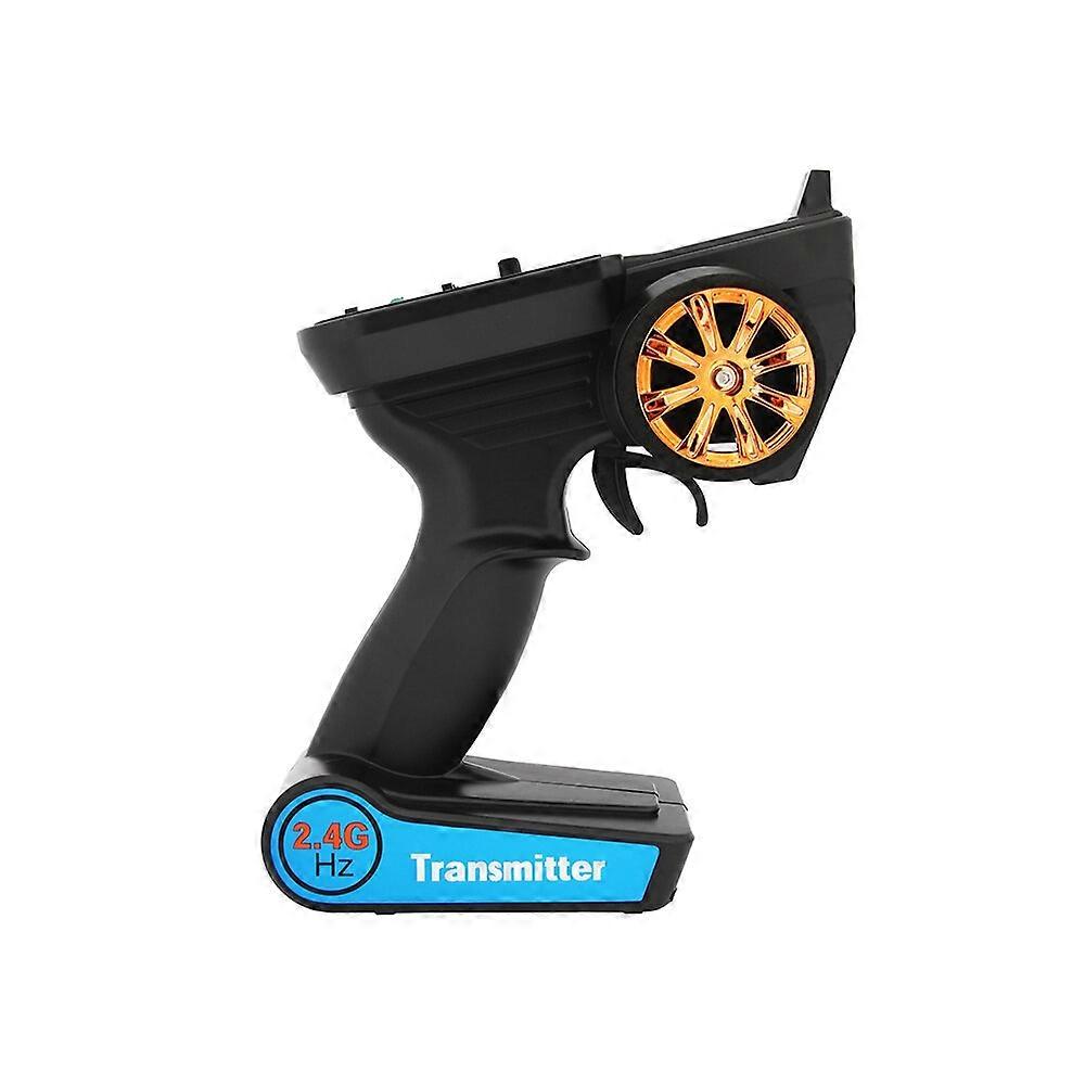 Flyueace T-8166 2.4GHz 3CH Transmitter with RX-G4 Light Control Mini Receiver for RC Car Boat Tank M