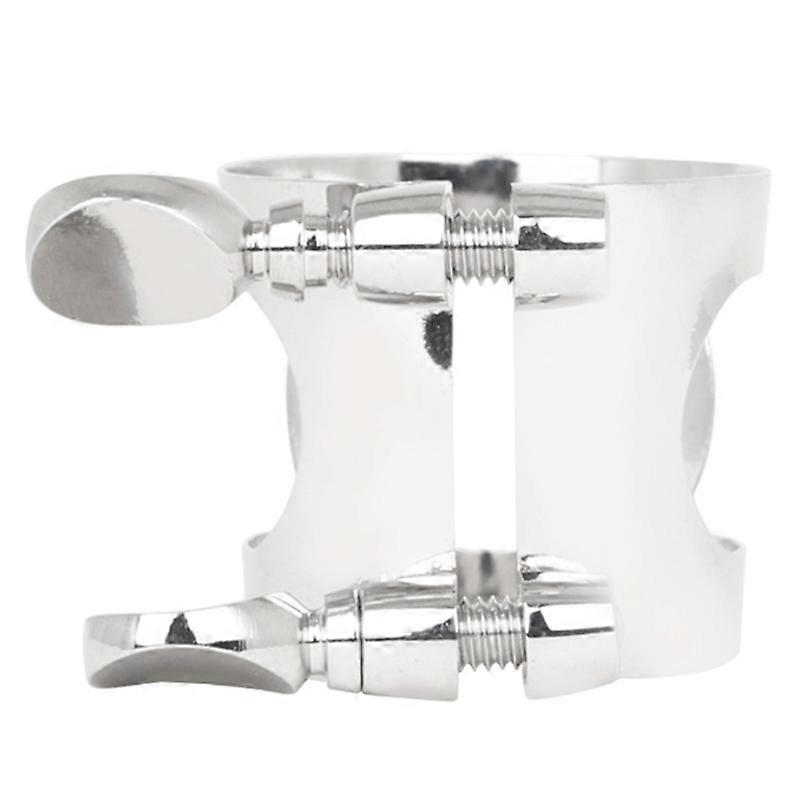 Clarinet Mouthpiece Set Threaded Metal Clip ABS Cork Mouthpiece Hat Clarinet Mouthpiece 4 Pieces