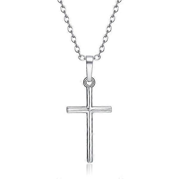 Cross Pendant Necklace [Silver]