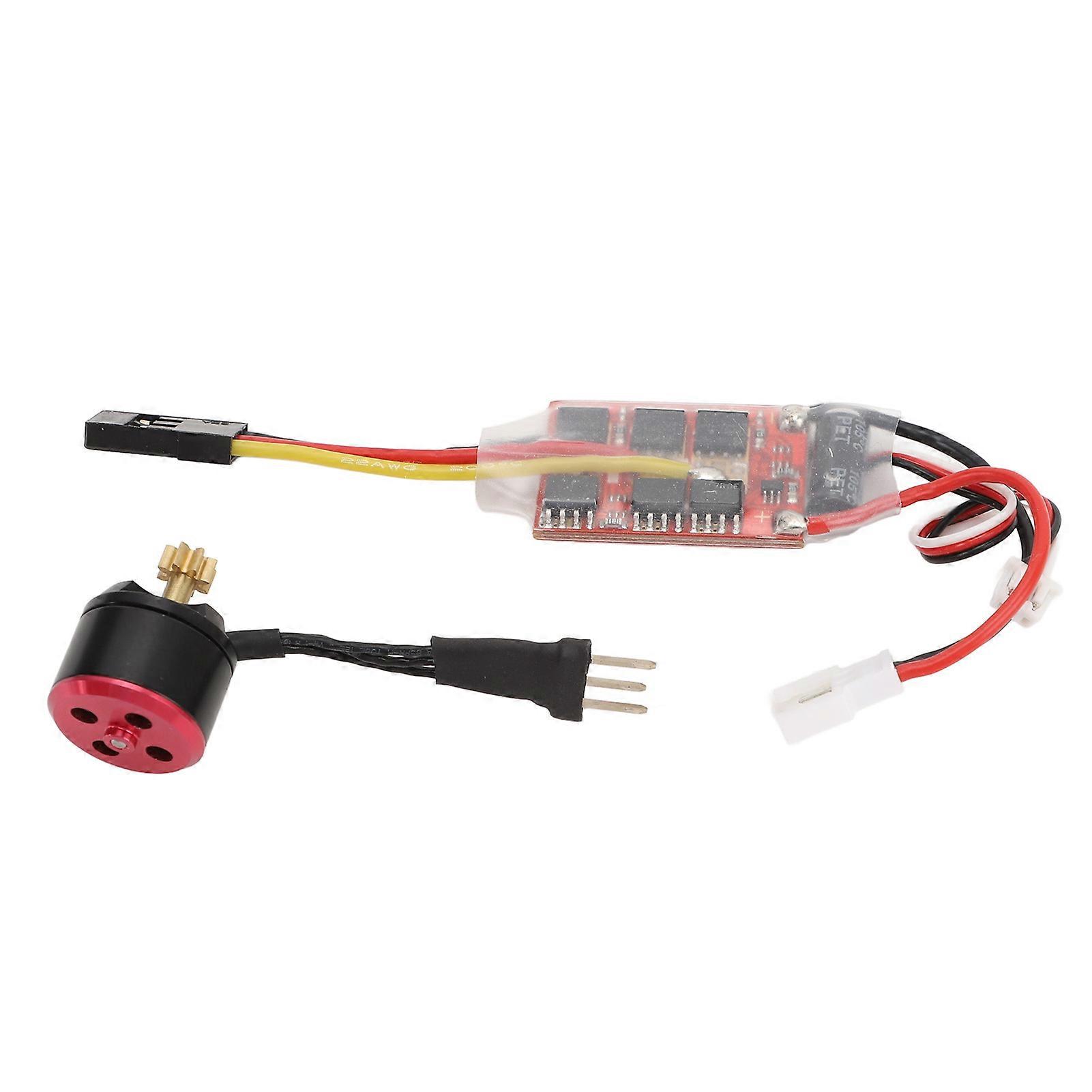 RC Airplane ESC Motor Set Fast Response Powerful Power Output Motor Parts for WLTOY XK K110 Fixed Wing Airplane