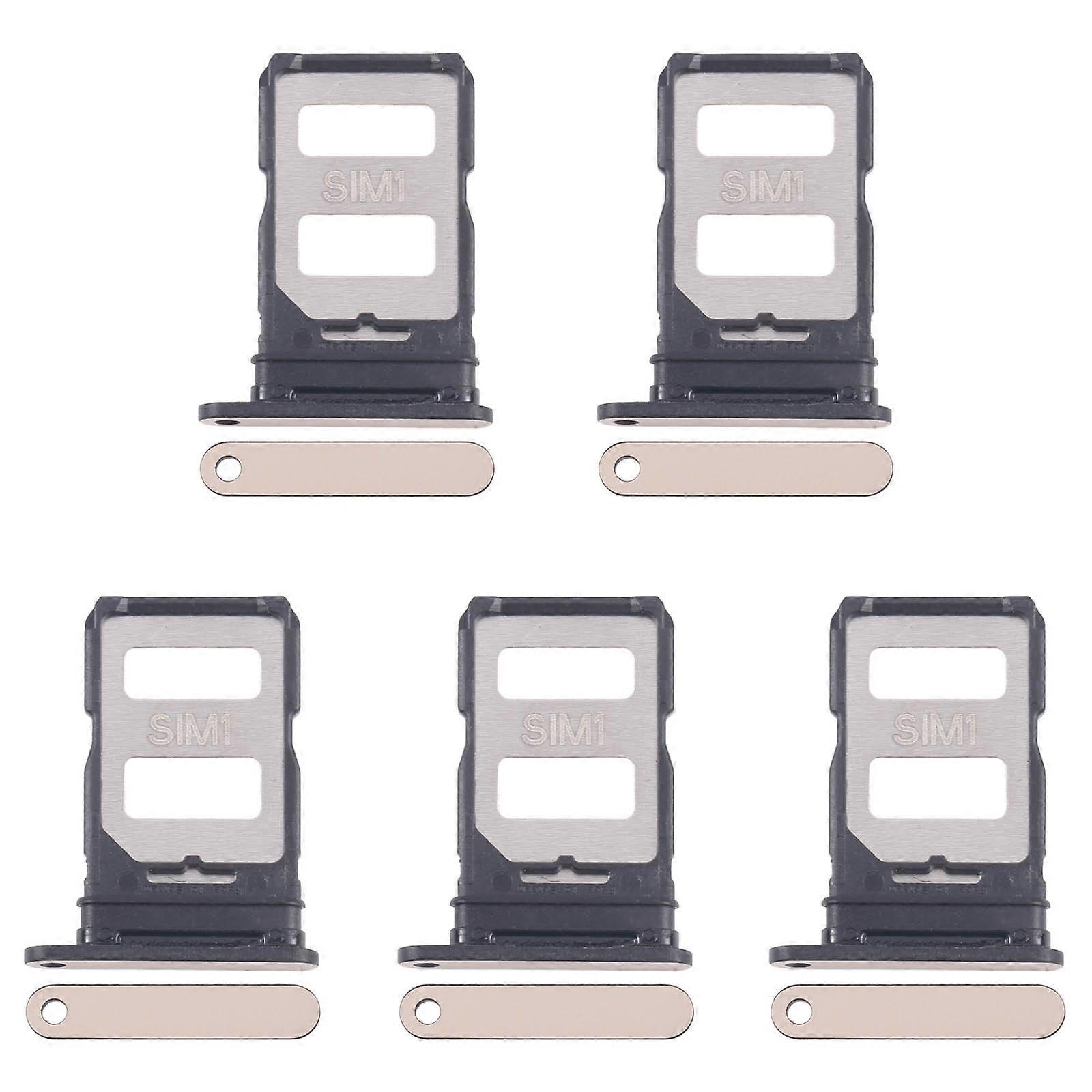 Voor Infinix Zero 30 5G 5-delige SIM-kaarthouder + SIM-kaarthouder (Goud)