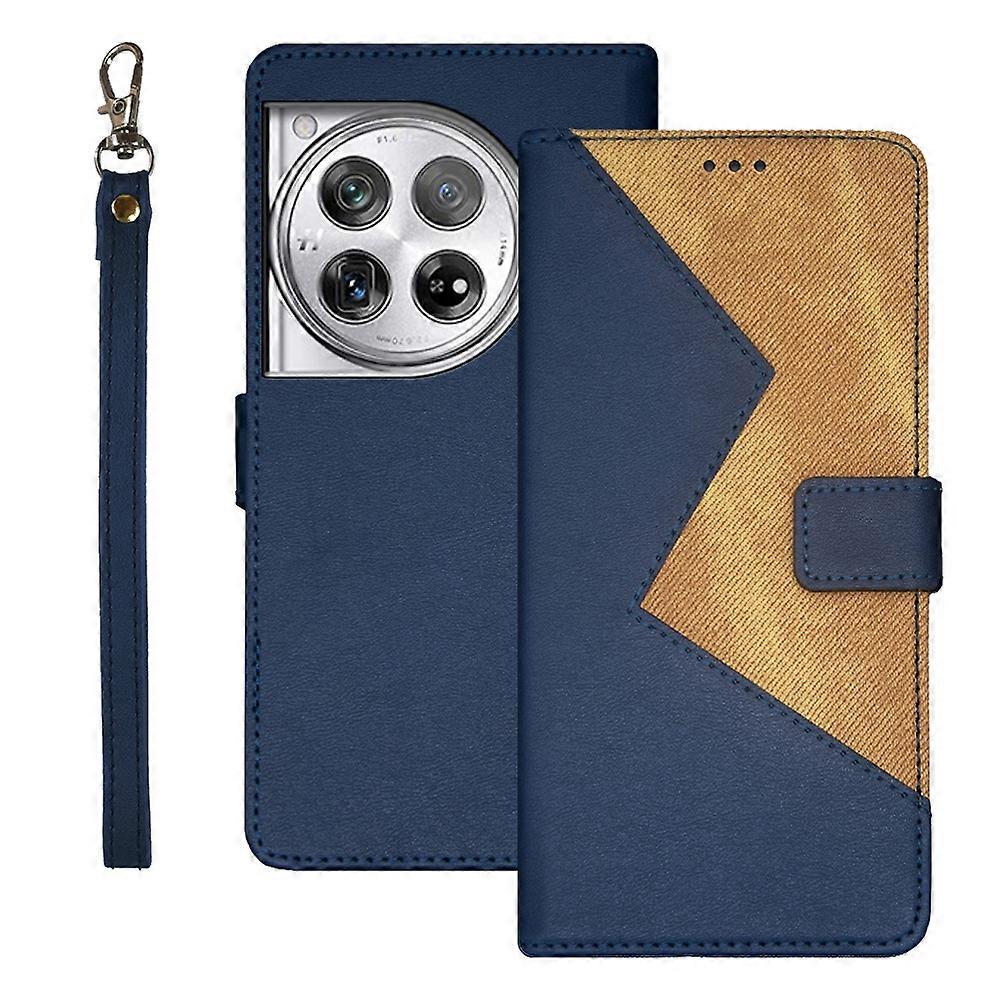 idewei Two-color Splicing Leather Phone Case
