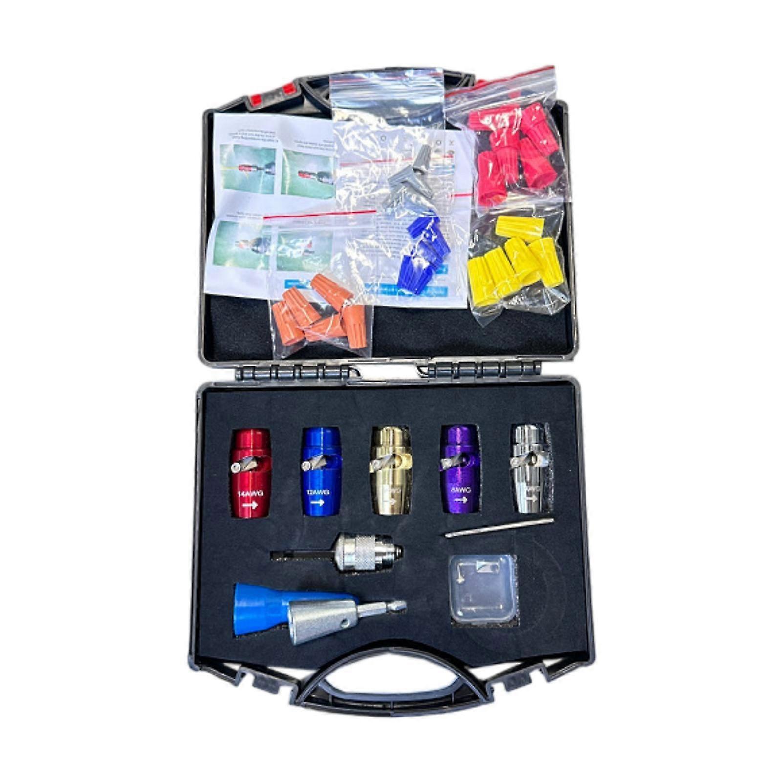 Wire Stripper for Drill Efficient Connectors Multifunctional Cable Stripping