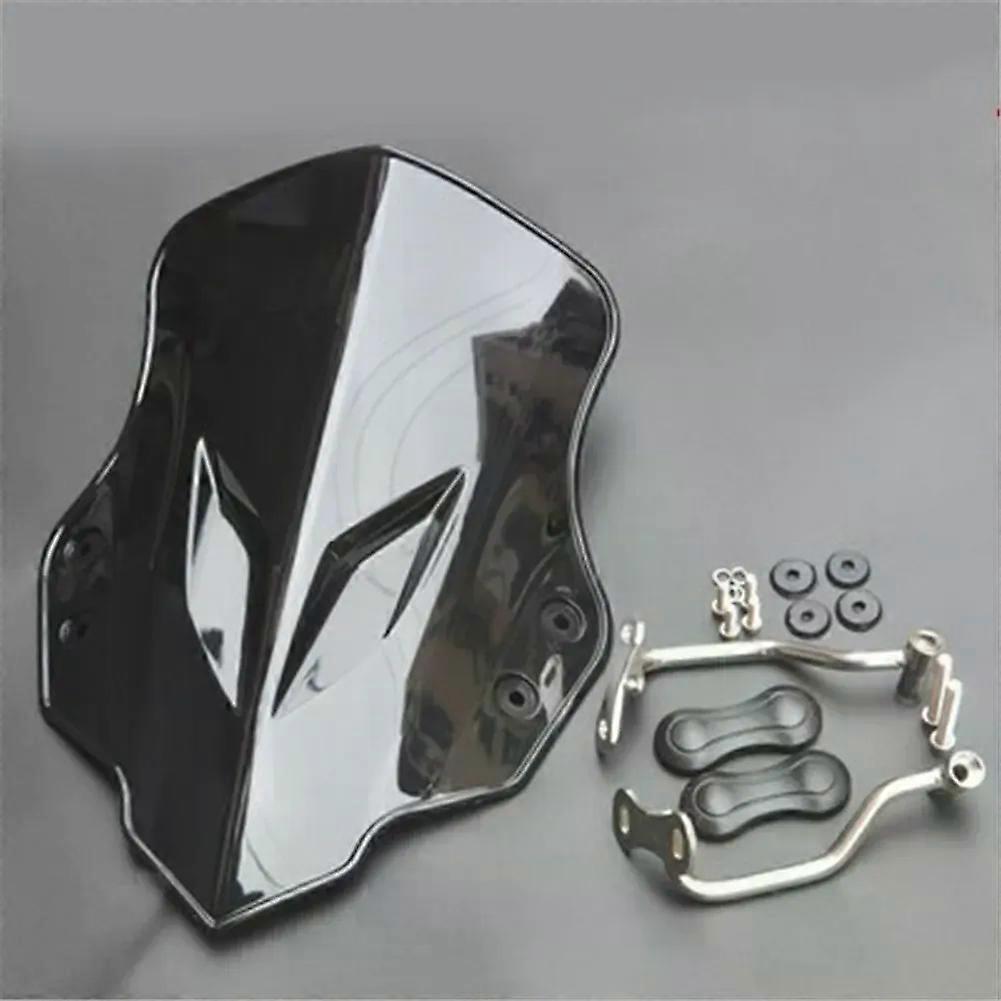 Motorcycle Windshield With Bracket One Set Apply compatible forZONTES ZT125-U U-125 125-U MAXP
