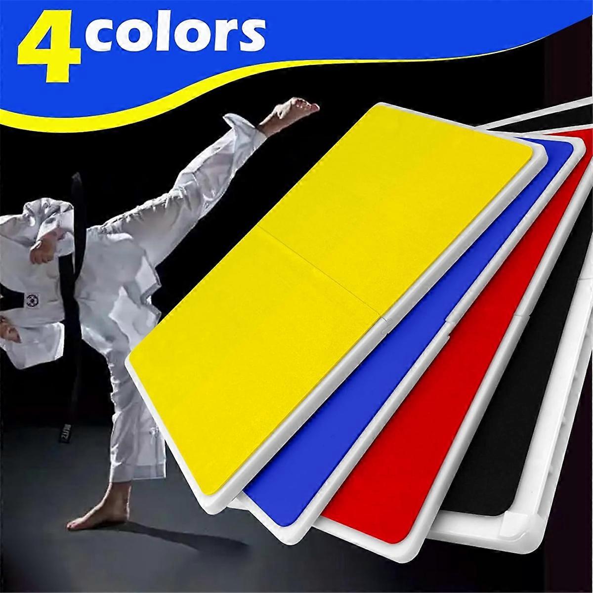Red Rebreakable Martial Arts Breaking Board - Taekwondo Karate MMA Training Foam Punch/Kick Board (Medium Difficulty, EVA + ABS)