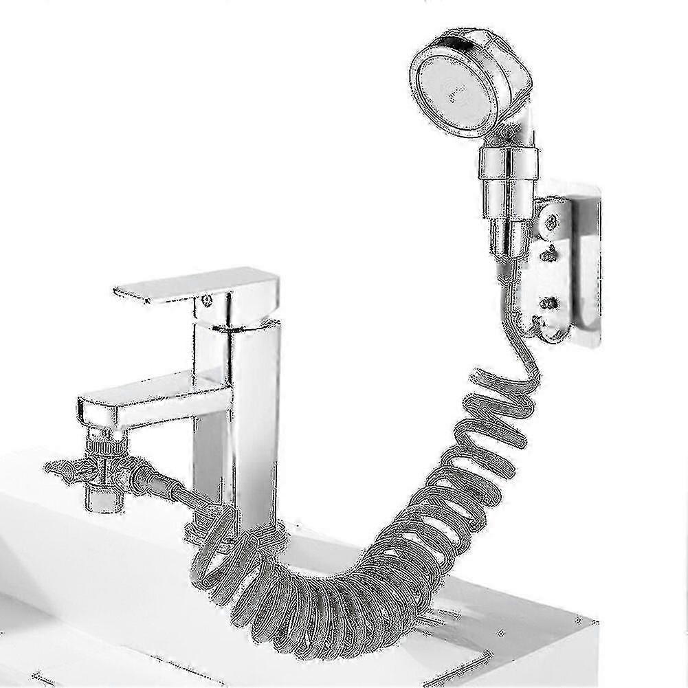 Adjustable Shower Spray Hose for Kitchen & Bathroom Sink Set,