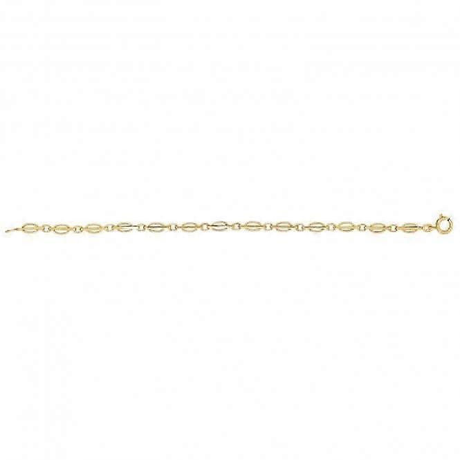 9CT Yellow Gold London Transport Bracelet BR174