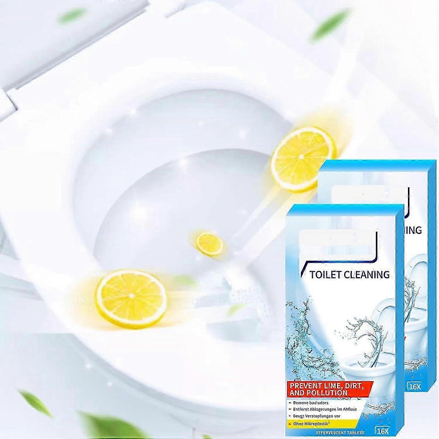 أقراص منظف وعاء المرحاض ، أقراص فوارة لتنظيف المرحاض برائحة الليمون ، منظف المرحاض قوي للغاية ، تنظيف شامل