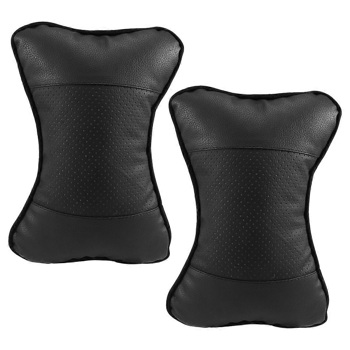 2Pcs Car Neck Pillow Breathable Head Rest Cushion Relax Neck Support