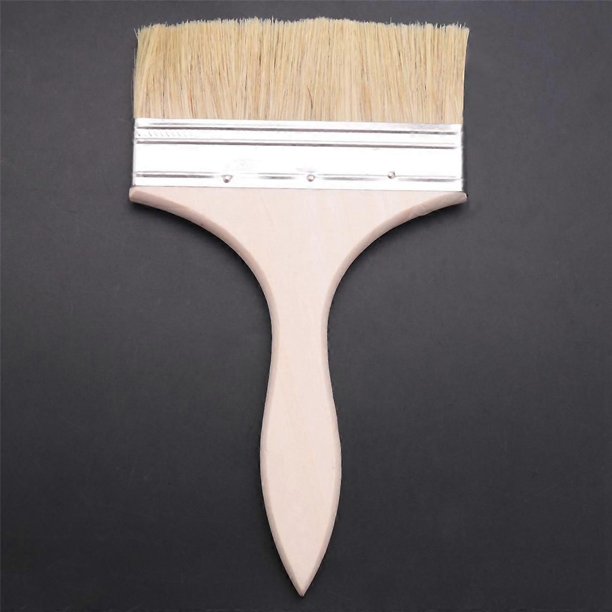 220x135mm Szerokie włosie Drewniany uchwyt Pędzel do malowania ścian Narzędzie do malowania ścian