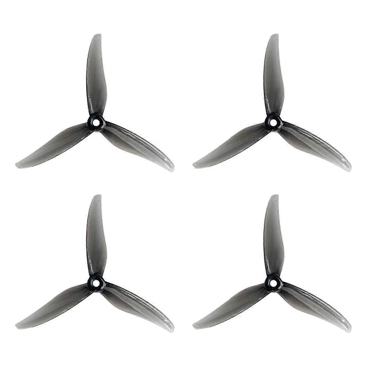 4PCS 5131.0 5 Inch 3-Blade Propeller for RC Drone FPV Racing Gray