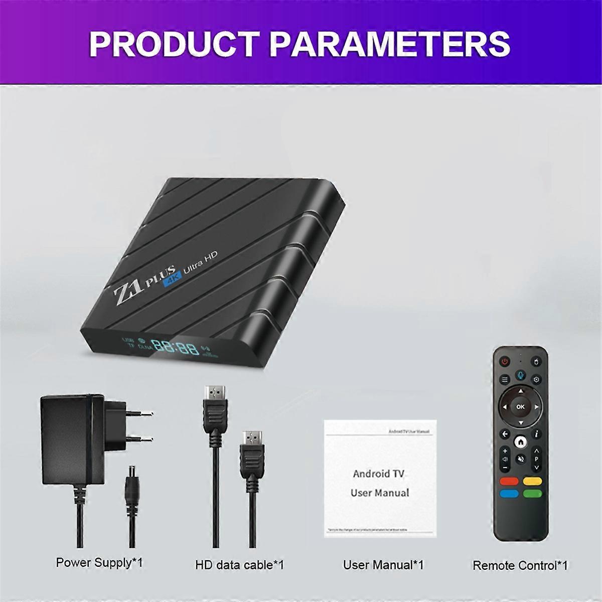 H618 network set-top box smart TV box for Android 12 EU plug