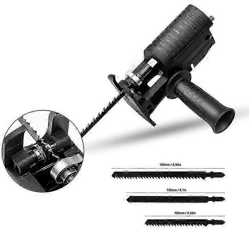 Electric Drill Modified Electric Saw,home Saber Reciprocating Saw Portable with Cordless Adapter