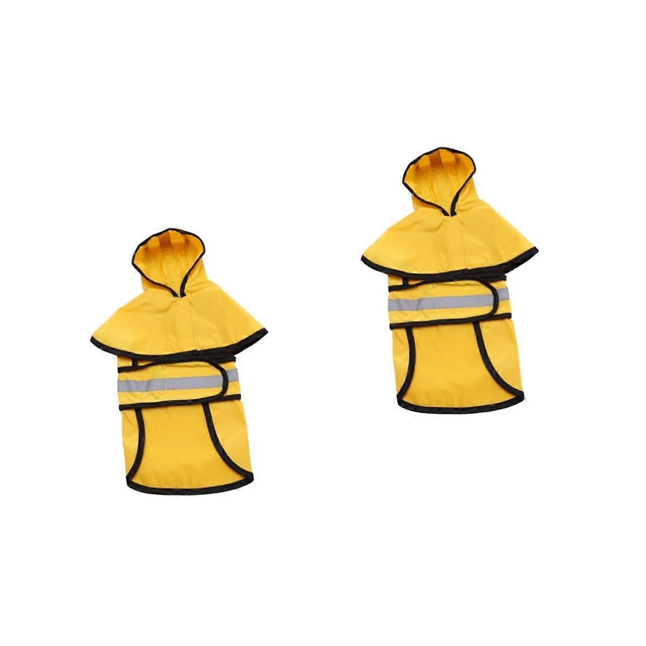 2 Pcs Summer - suitable Cooling Dog Raincoats