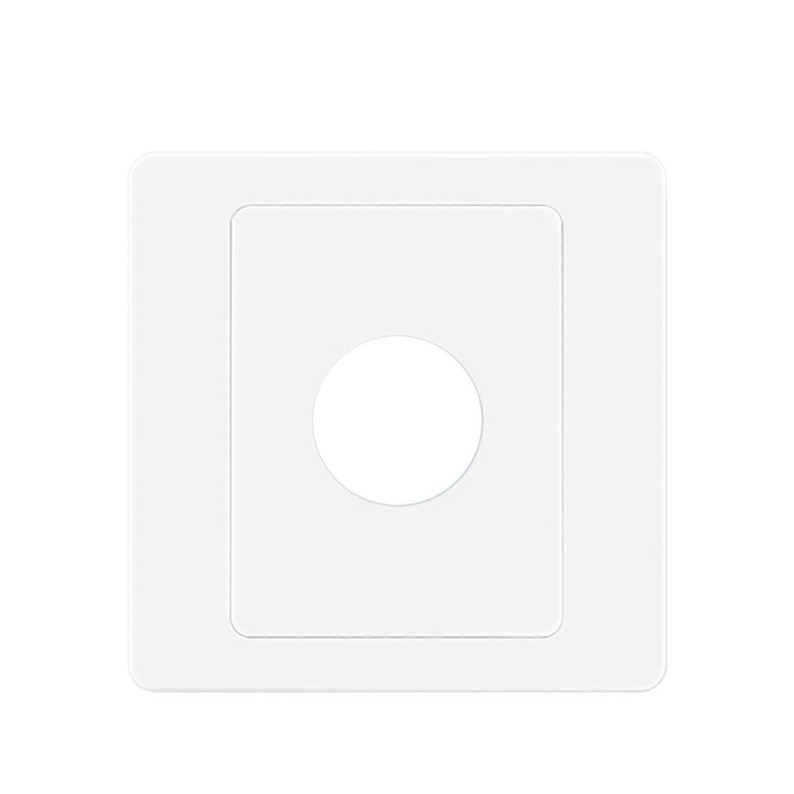 Contemporary Cover Plate with Cable Hider Elegant Faceplate Chic Outlet Panel Simple Installation for 86 Type Socket