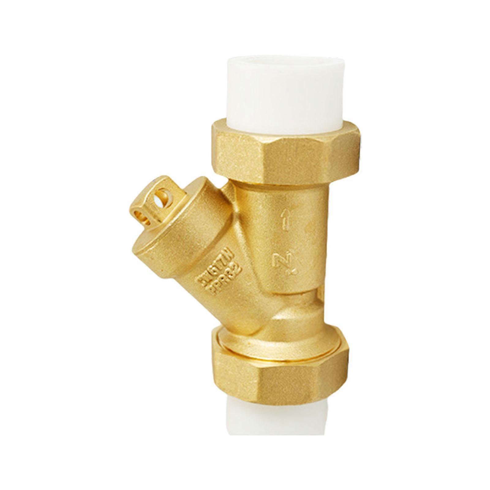 Brass Strainer Mesh Filter Valves Replacement Pipe Fitting Connector Adapter Check Valves Water Pipe Fittings Enduring