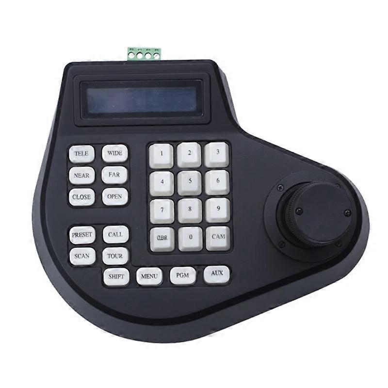 Mini 3D koaksial CCTV-tastaturcontroller LCD 1,5 km joystick RS485 PTZ Speed E-kamerabeslag til Pel