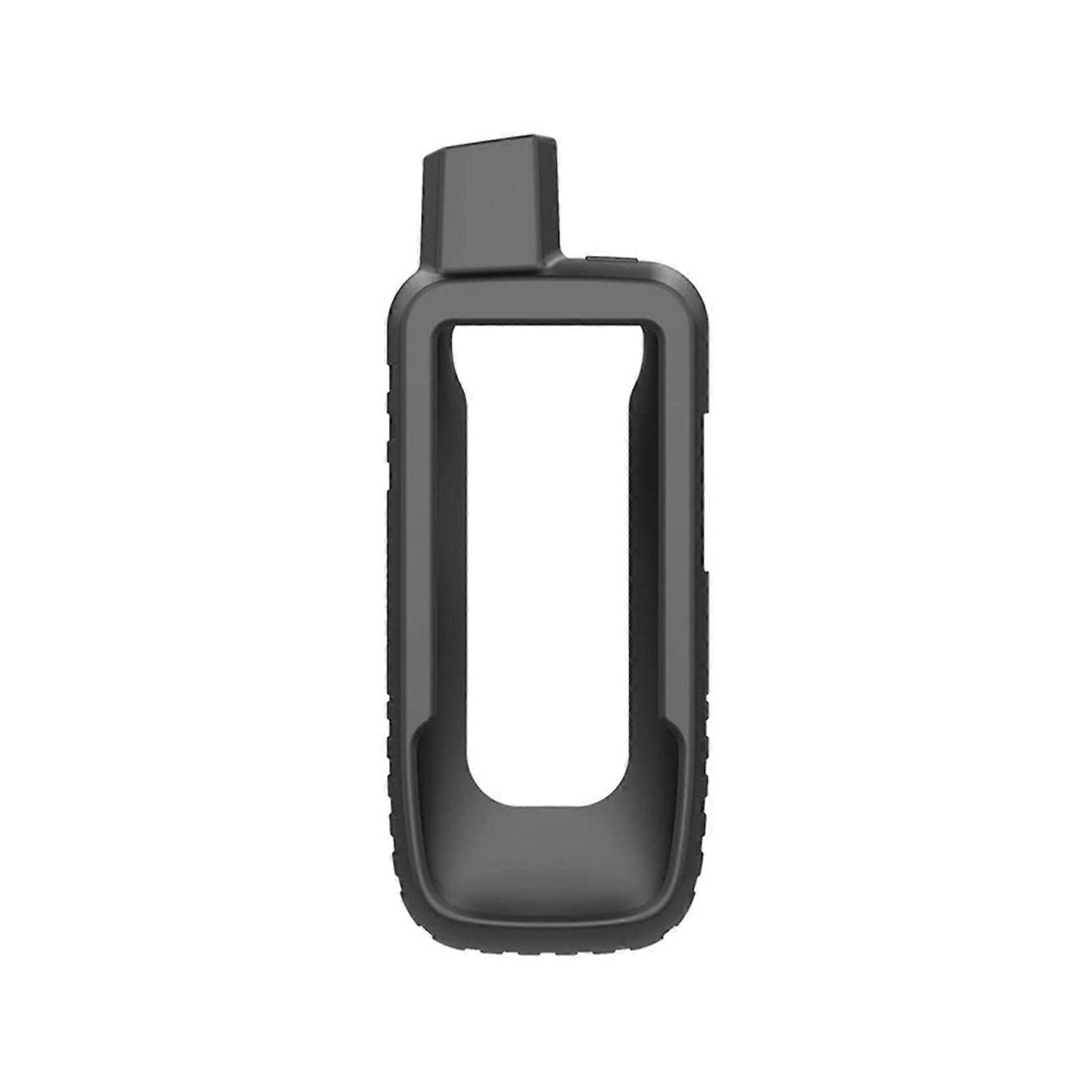 Anti-scratch Waterproof Dustproof Silicone Cover Flexible Skin Cover for GPSMAP 66i Portable Outdoor Navigation Device  Black