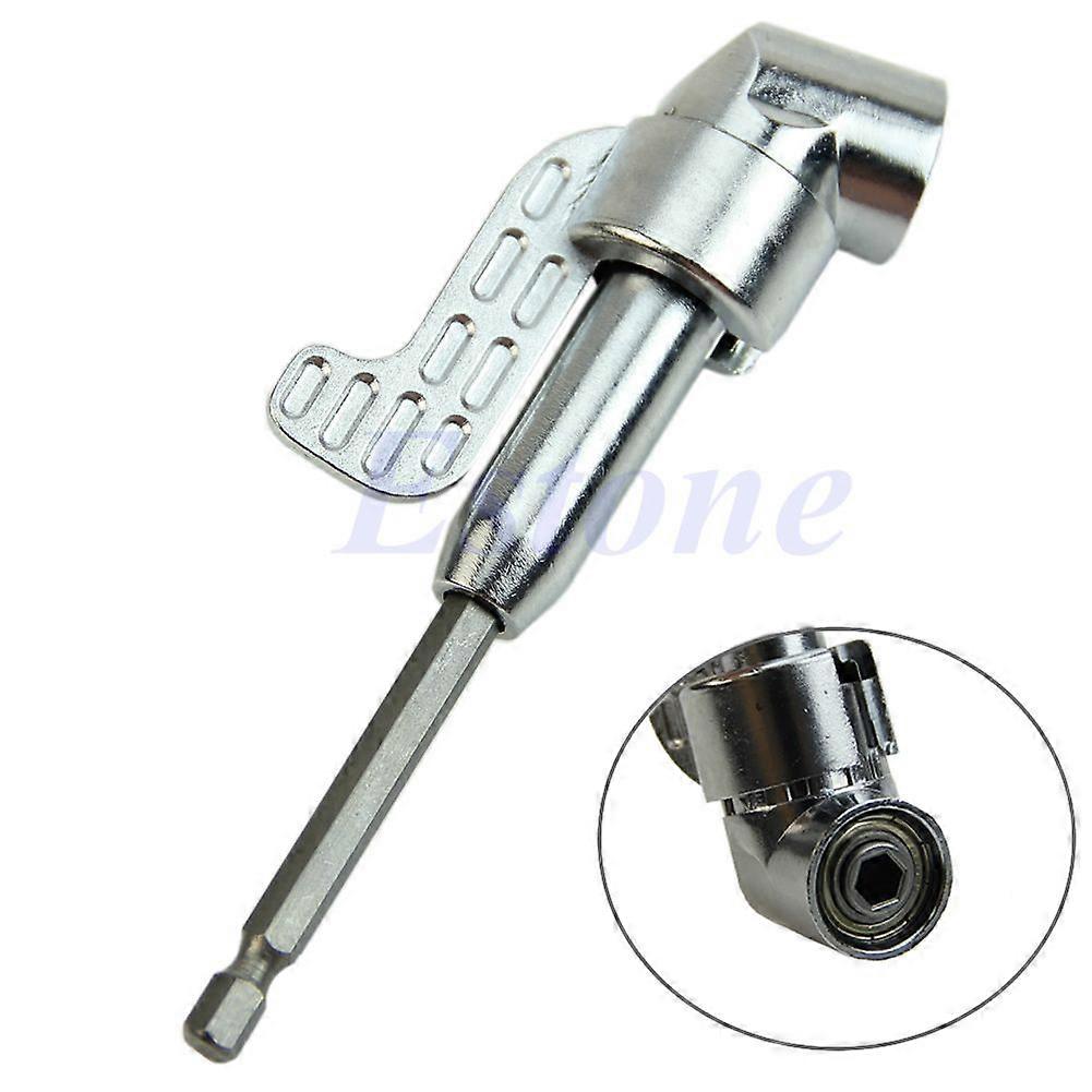 1/4 Inch Right Angle Driver Screwdriver Angled Bit Holder Power Drill Tool