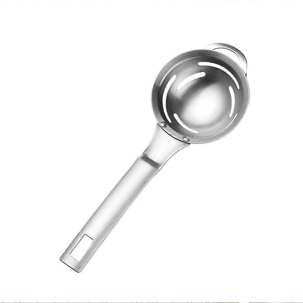 Egg Yolk Separator Stainless Steel 3-Cup Egg White Separator Kitchen Tool with Non-Slip Handle and Easy Pour Design