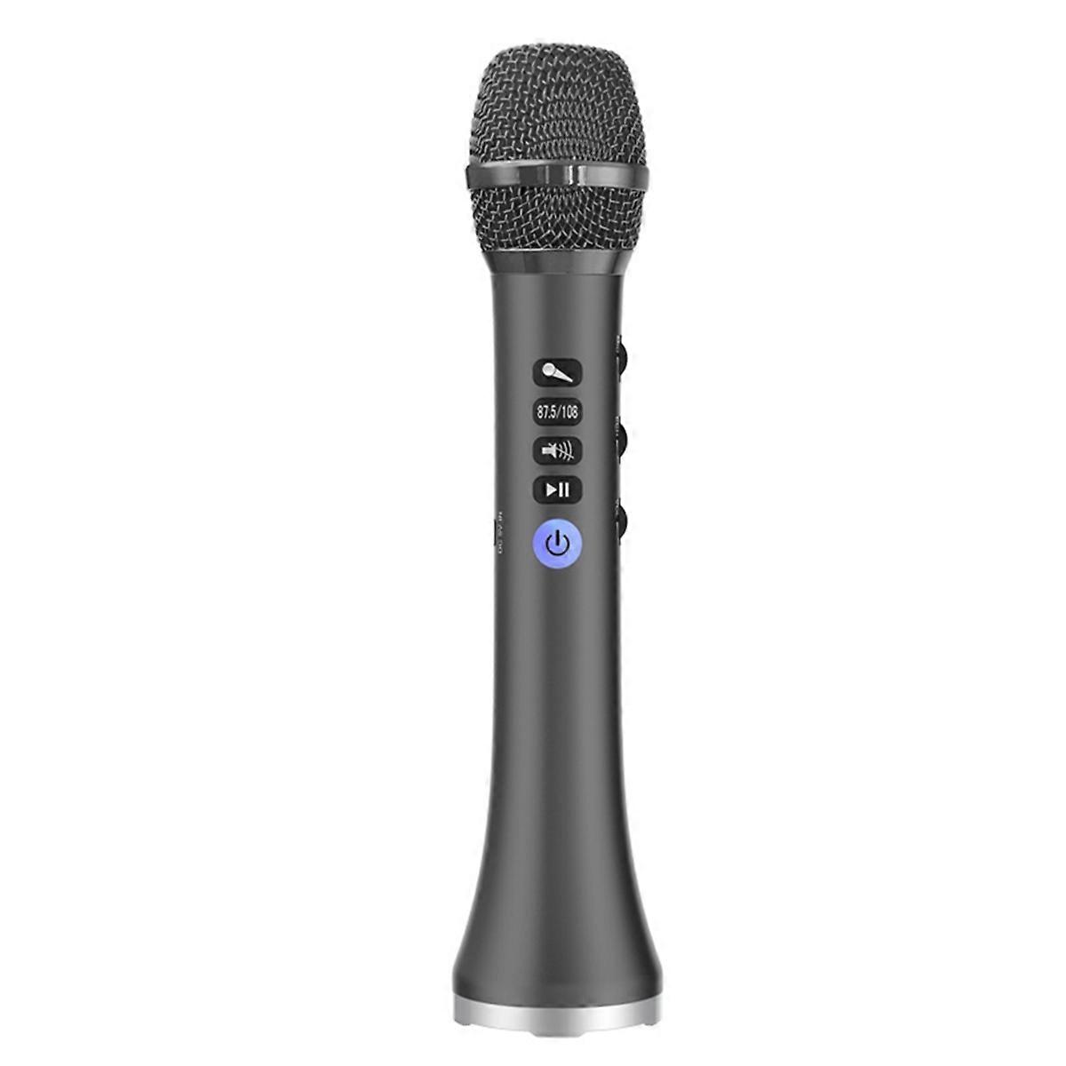 L-698DSP 20W Bluetooth Microphone with Wireless Speaker for Enhanced Sound Quality Black