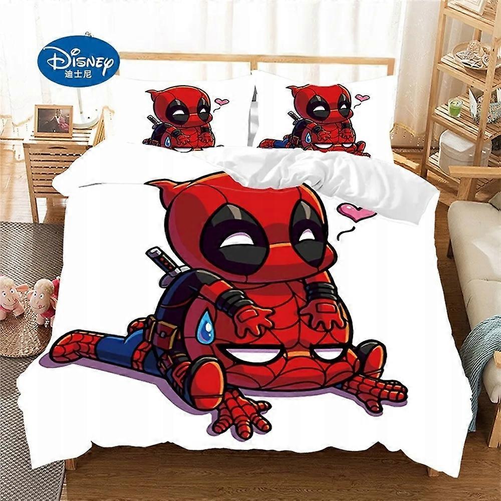 Deadpool 3d Bedding Set Pillowcase 200x160cm