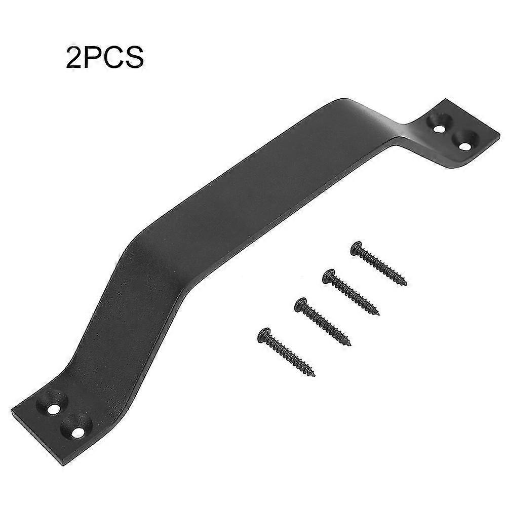 Carbon Steel Arch Shape Door Pull Handle Cabinet Drawer Cupboard Knob (2set)