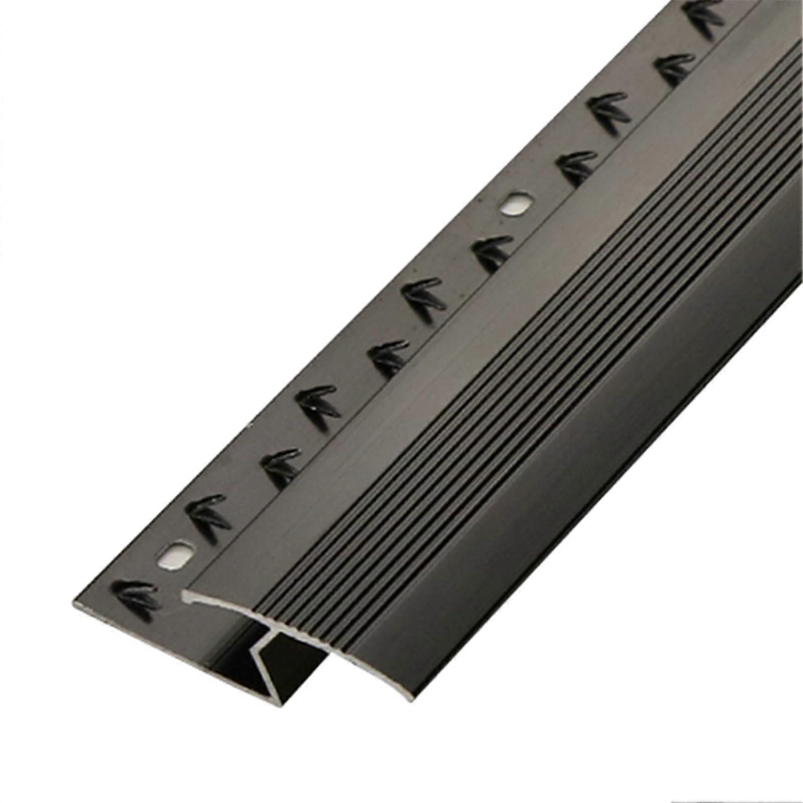 Floor Transition Strip Z Molding Flooring Trim Transition Bar for Carpet to Floor, Non Slip