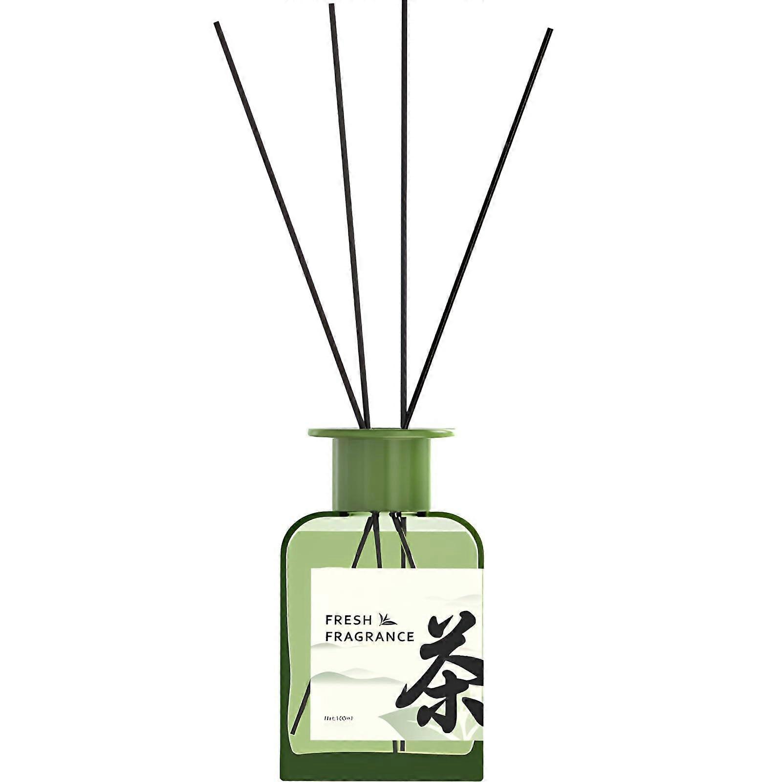 Reed Diffuser Set 100ml, Long Lasting Aromatherapy Oil Diffuser for Home, Bathroom, Office, Includes 5 Rattan Sticks