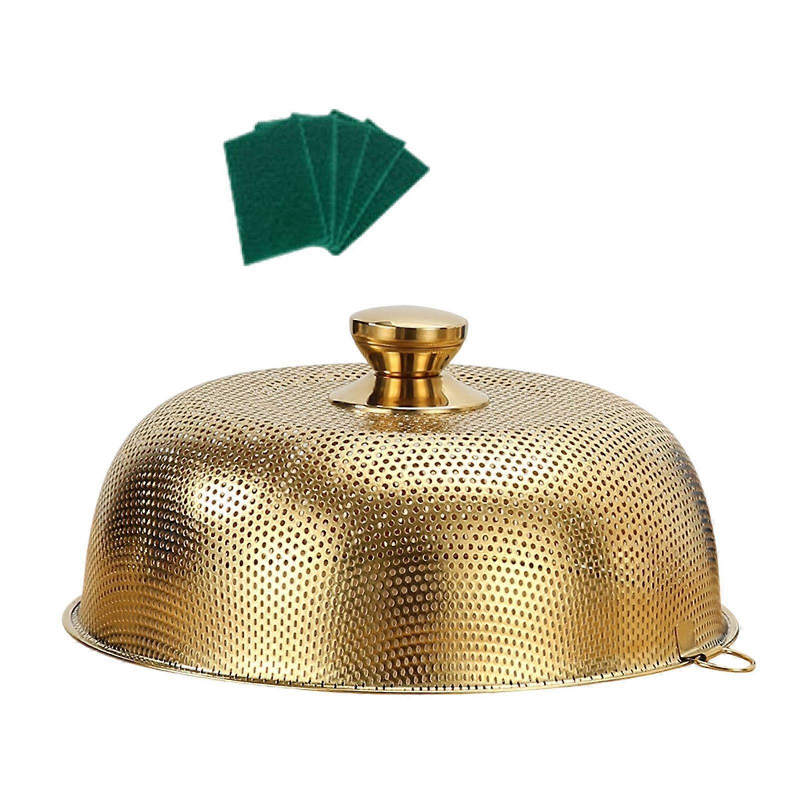 Metal Mesh Gıda Kapak Plakası Servis Kapağı,Sebze Koruyucu,Tabak Kapağı Gıda