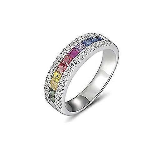 Rainbow Ring, Quartz Ring