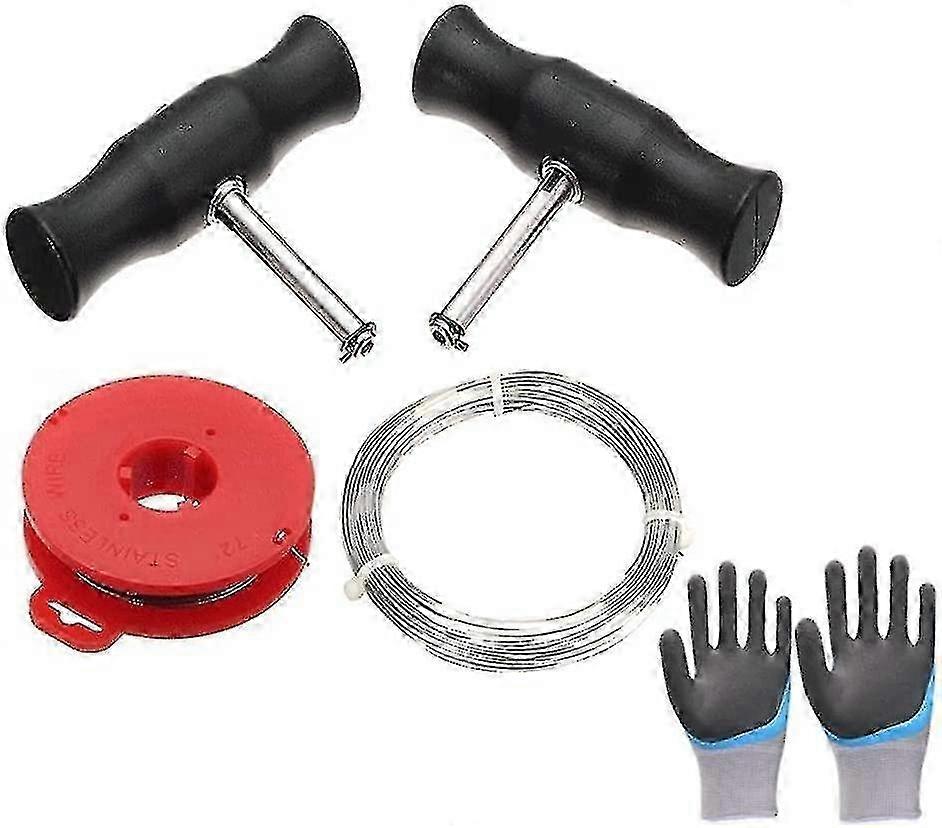 Car Windshield Removal Tool Kit, Windshield Window Cutting Wire With Handles, Window Removal Cutting