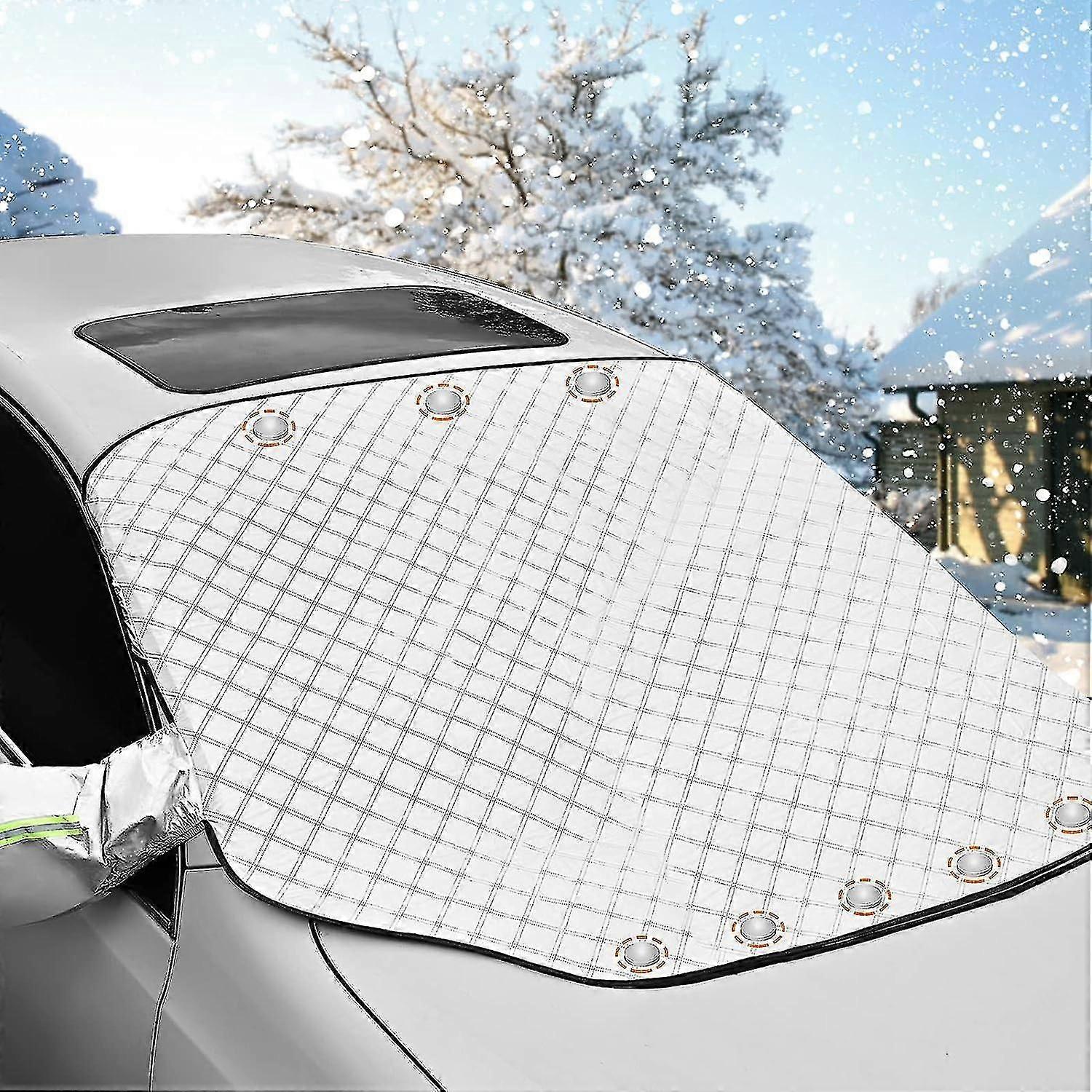 Car Windscreen Covers Frost For Winter, Magnetic Windscreen Frost Protector Thicken, Ice Protection Foils Snow Windshield Sun Shade Front Window Scree