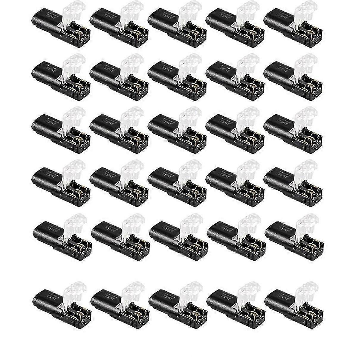 Double - Wire Plug-In Connector with Locking Buckle (30 Pack)