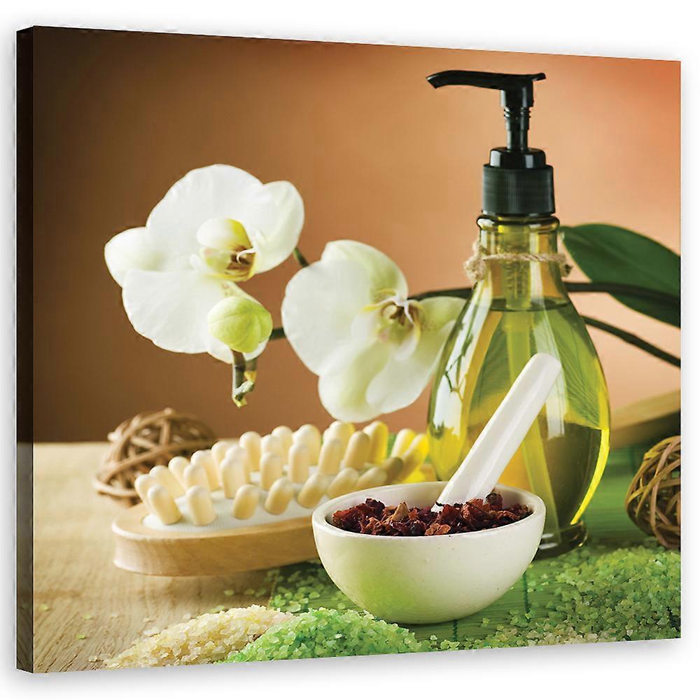 Fotobehang, Abstracties - Groen - 50x50