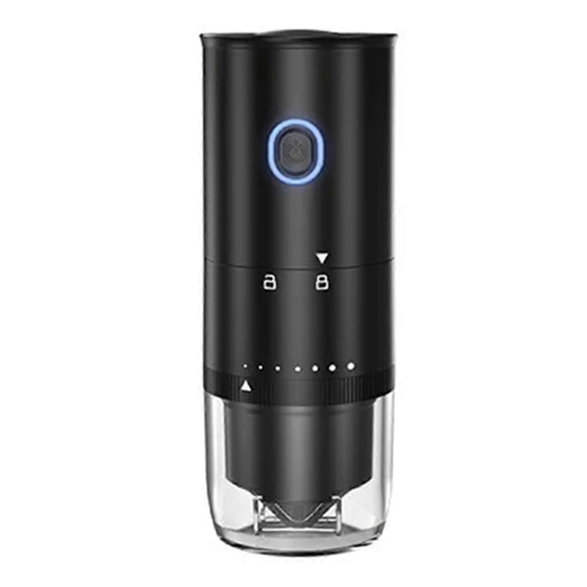 Coffee Grinder for Outdoor Household Use,Detachable Lid, Adjustable Thickness for Adding Beans,Elect