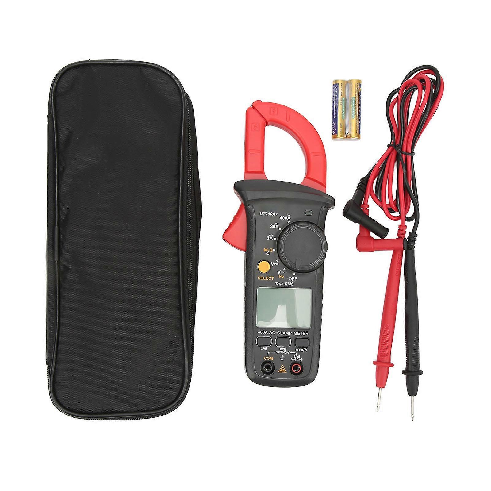 Digital Clamp Meter Multifunctional LCD Backlight Clear Display ABS Housing Multi Tester for Circuit
